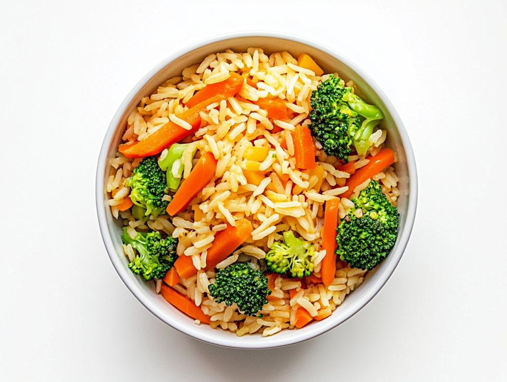 Easy Lunch Ideas for Busy Days 4 u8973865871 Rice and vegetable bowl with broccoli and carrots cf5d62ea 060f 4337 b175 8044c89cc3de 1