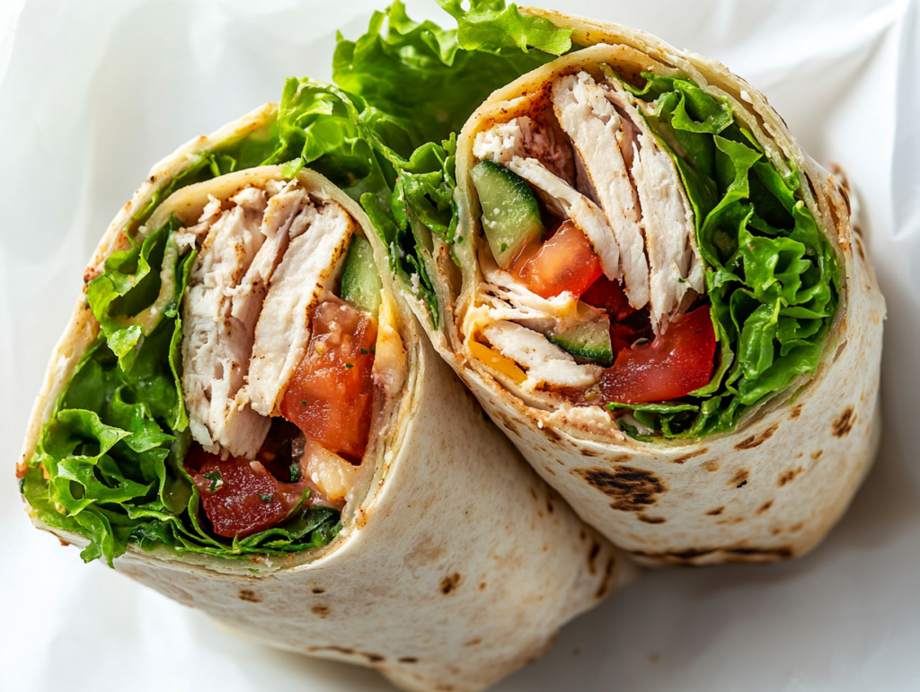 Easy Lunch Ideas for Busy Days 3 u8973865871 Turkey and cheese wrap cut in half visible layers 52fc22bb 2cdd 4902 9cdd 2abdea2d406d 2