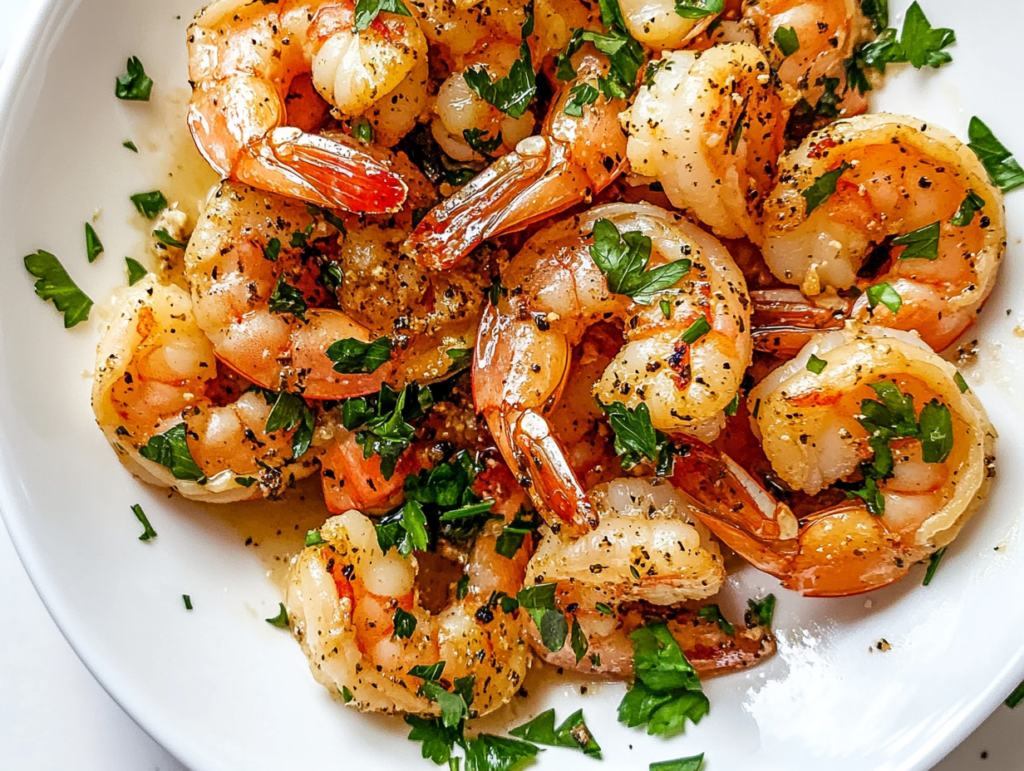 Garlic shrimp skillet
