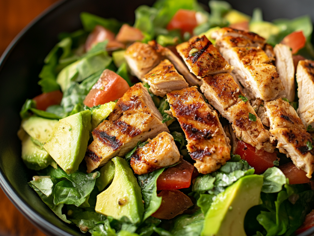 Grilled Chicken Avocado Salad