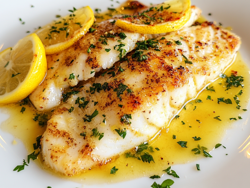 Lemon Butter Baked Fish