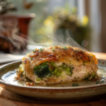 Cheesy Broccoli Stuffed Chicken Breast