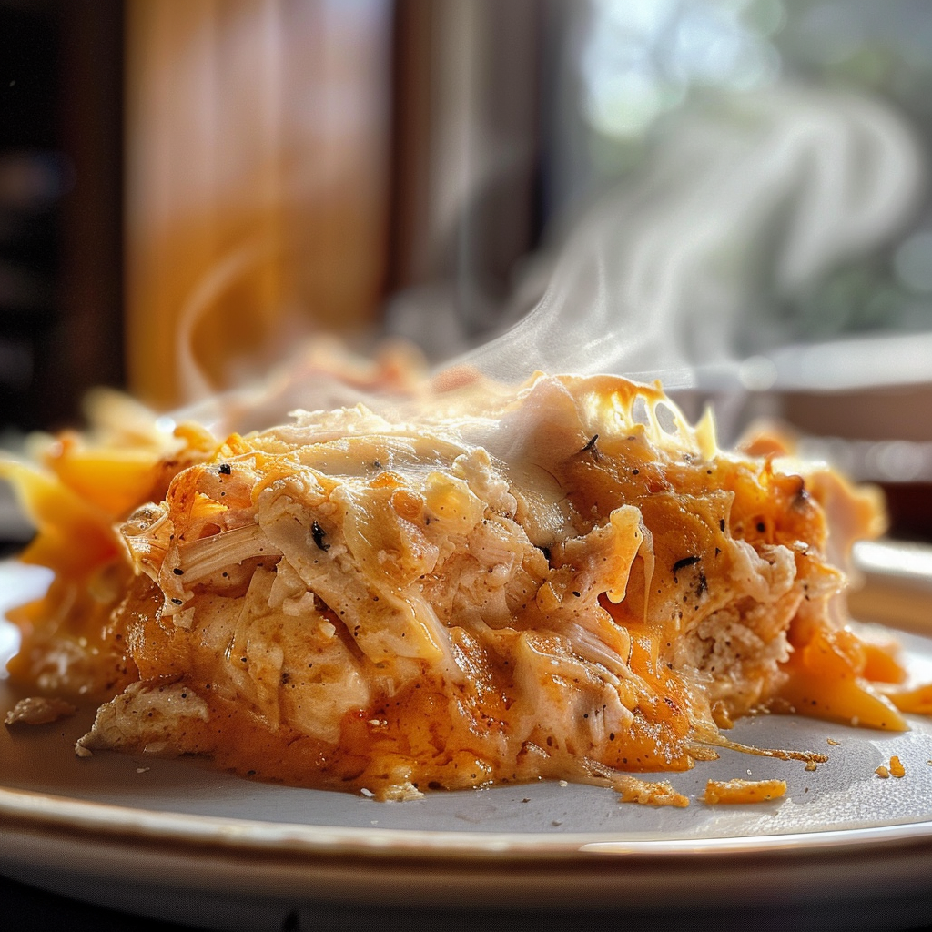 Buffalo Chicken Cheese Bake