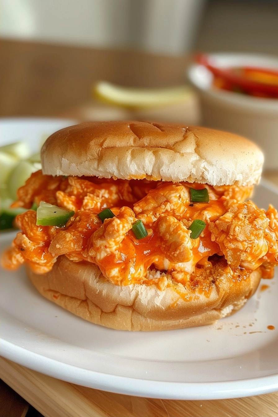Flamin' Hot Buffalo Chicken Sandwich Recipe 7 image 1779228385545