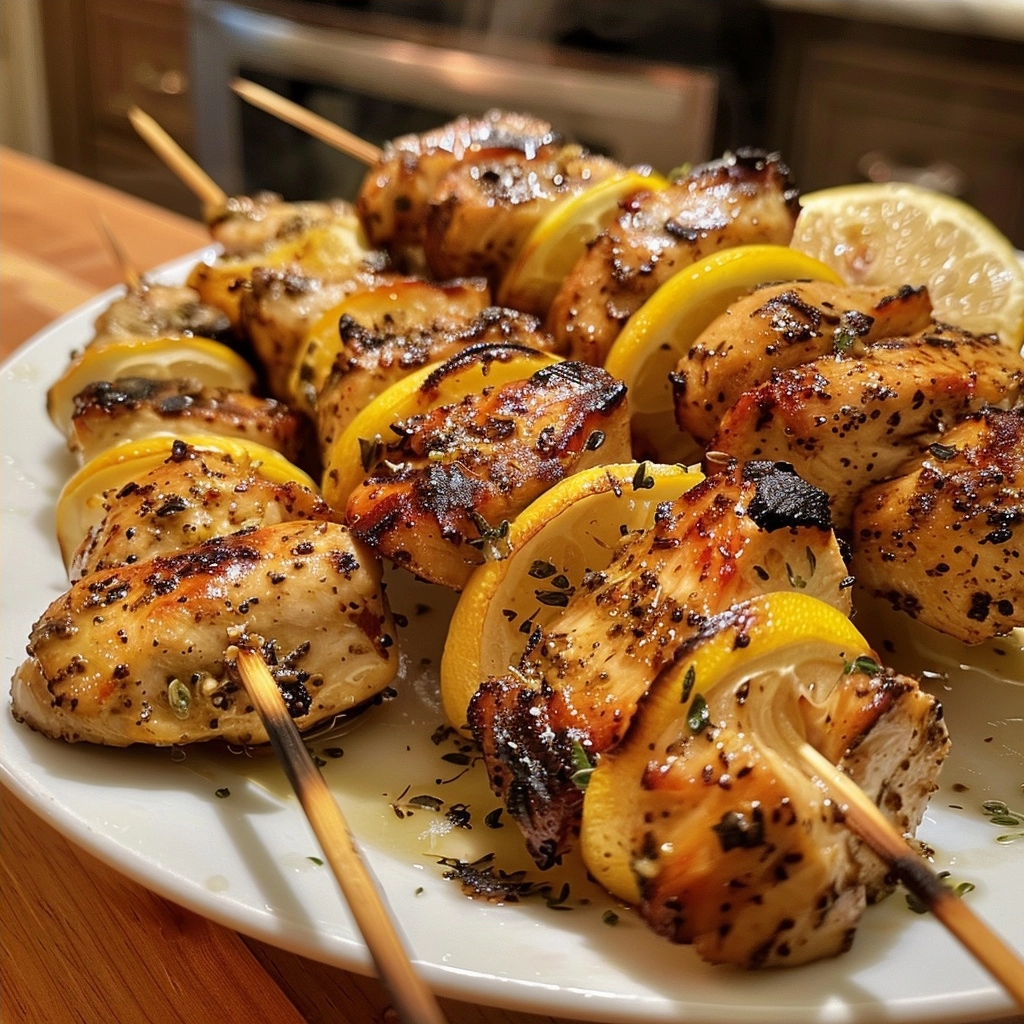 Lemon Pepper Chicken Skewers: A Crispy, Juicy Feast