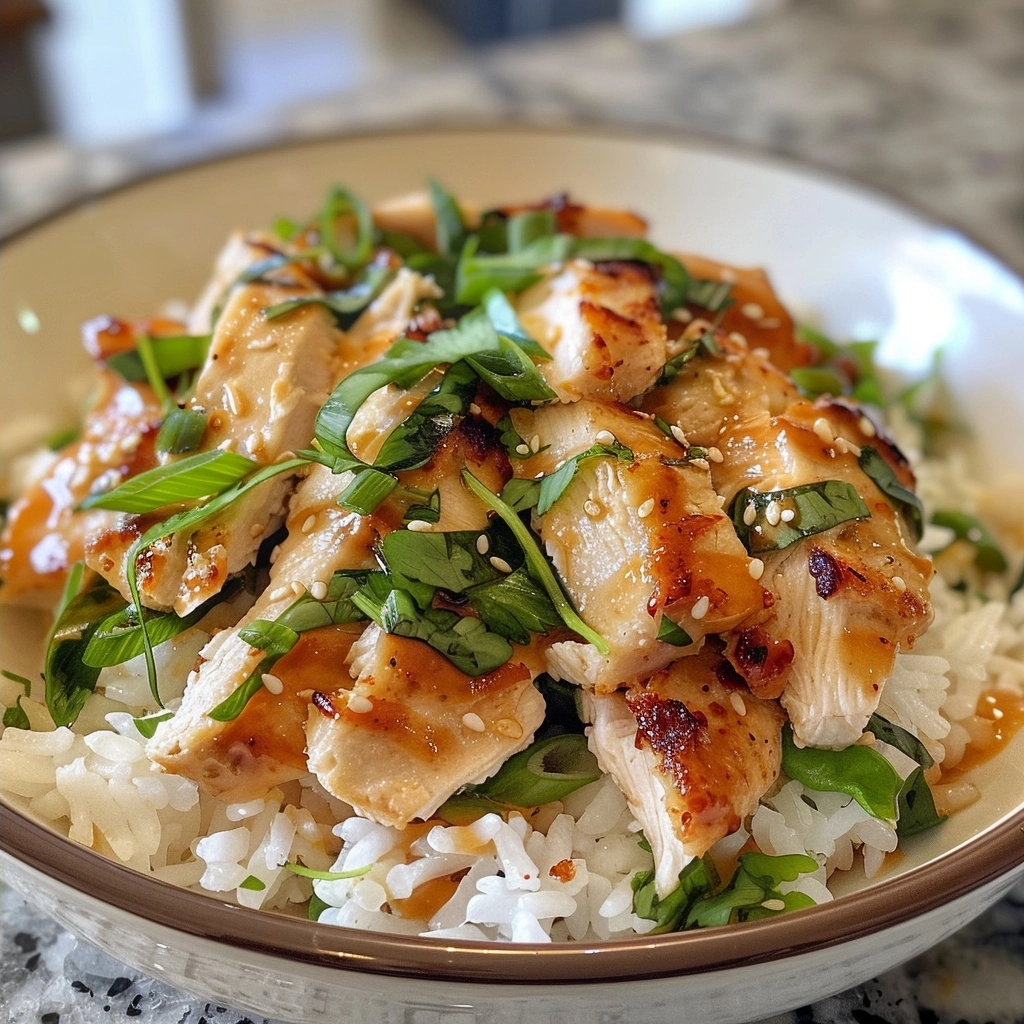 Coconut Chicken Rice Bowl – Flavor-Packed, Clean & Pork-Free