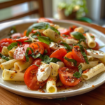 Caprese Pasta Salad with a Flavorful Twist