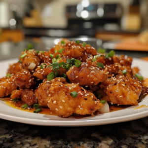 Crispy Chinese Honey Garlic Chicken Recipe