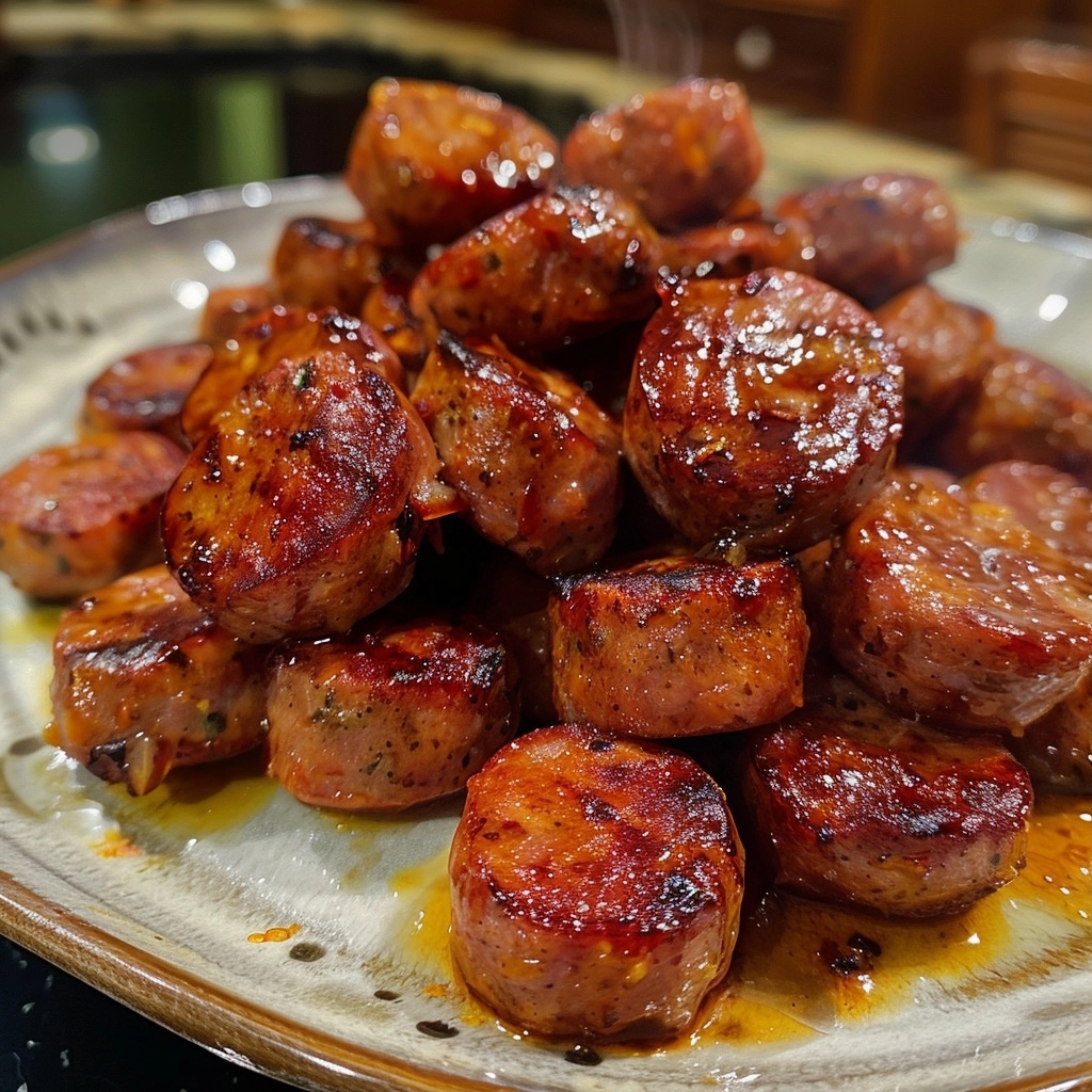 BBQ Sausage Bites: A Flavorful Appetizer with Homemade Sauce