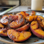 Grilled Peaches with Cinnamon and Brown Sugar
