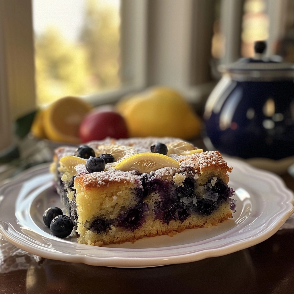 Lemon Blueberry Cake: A Zesty Twist on a Classic Delight