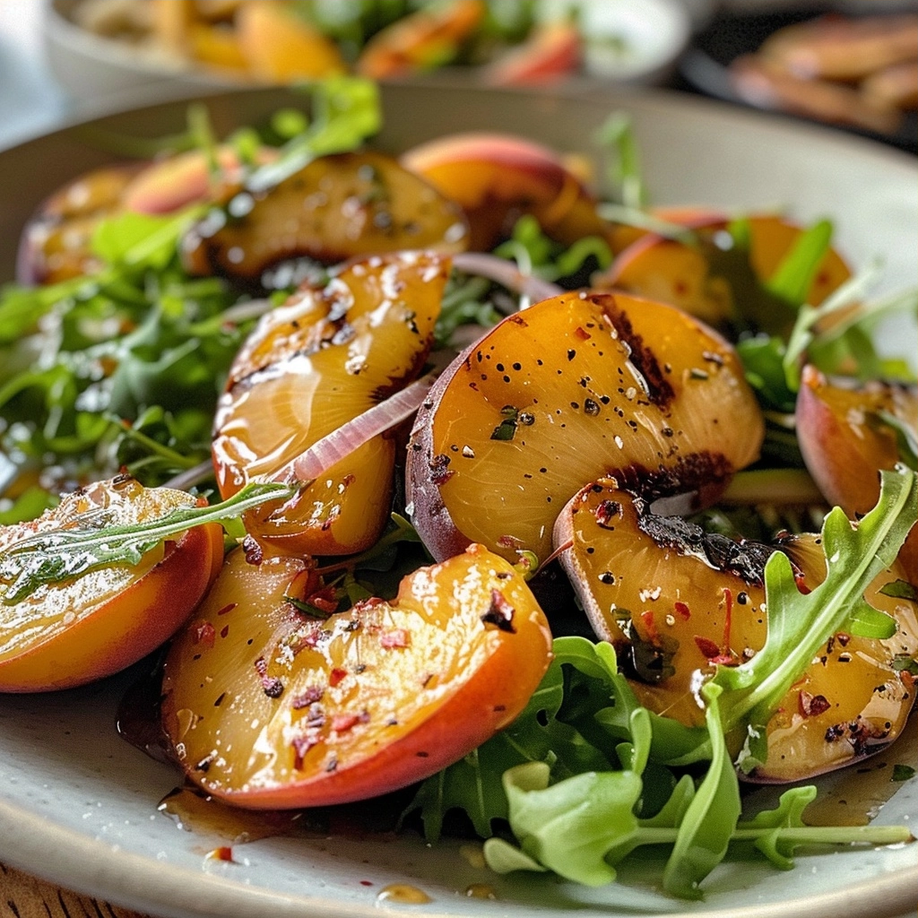 Grilled Peach Salad: A Flavorful Summer Appetizer 3 image 1780506007226
