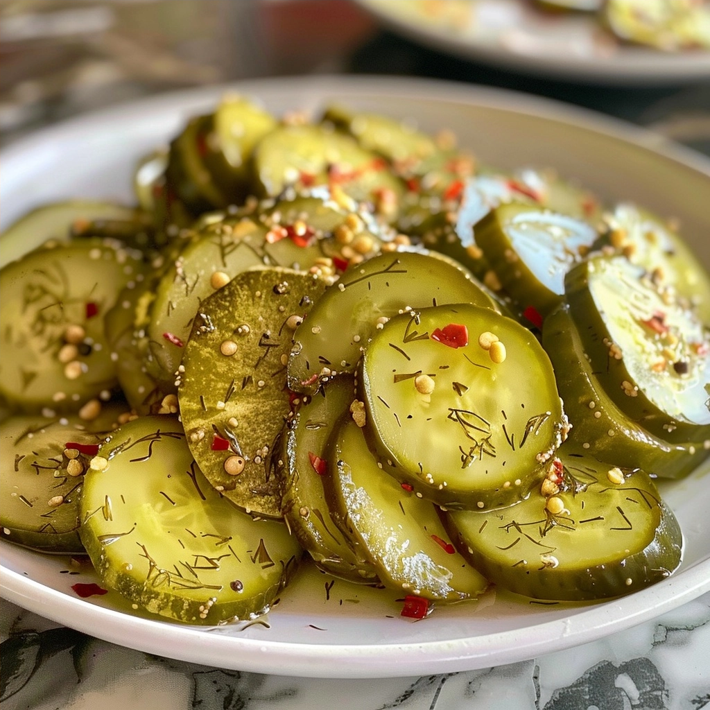 Quick Refrigerator Dill Pickles Recipe