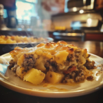 Cheesy Hamburger Potato Casserole