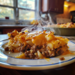 Cheesy Hamburger Potato Casserole