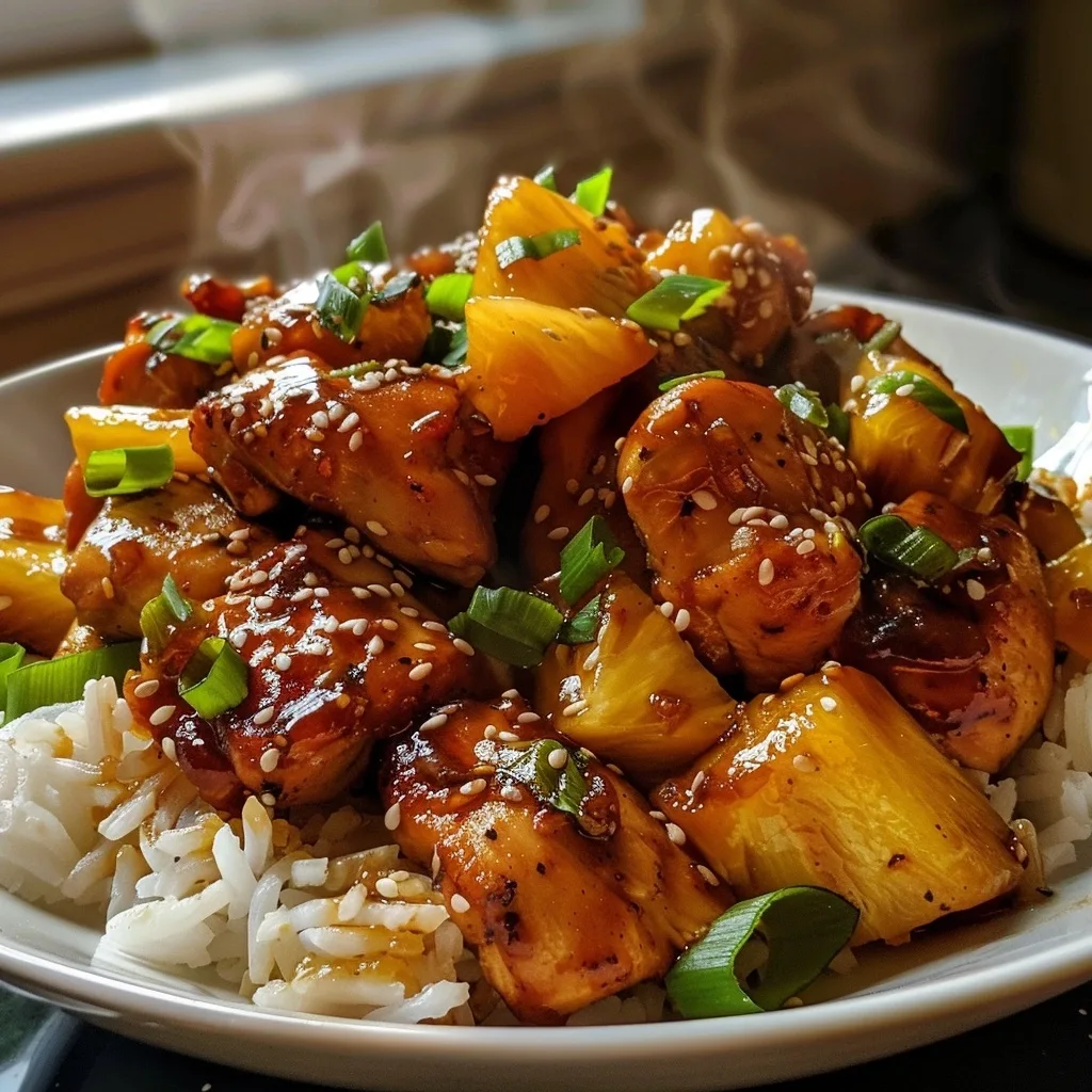20-Minute Teriyaki Chicken Pineapple Skillet: A Flavorful Main Dish