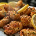 Crispy Lemon Pepper Air Fryer Chicken Bites