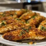 Easy Crispy Parmesan Crusted Chicken