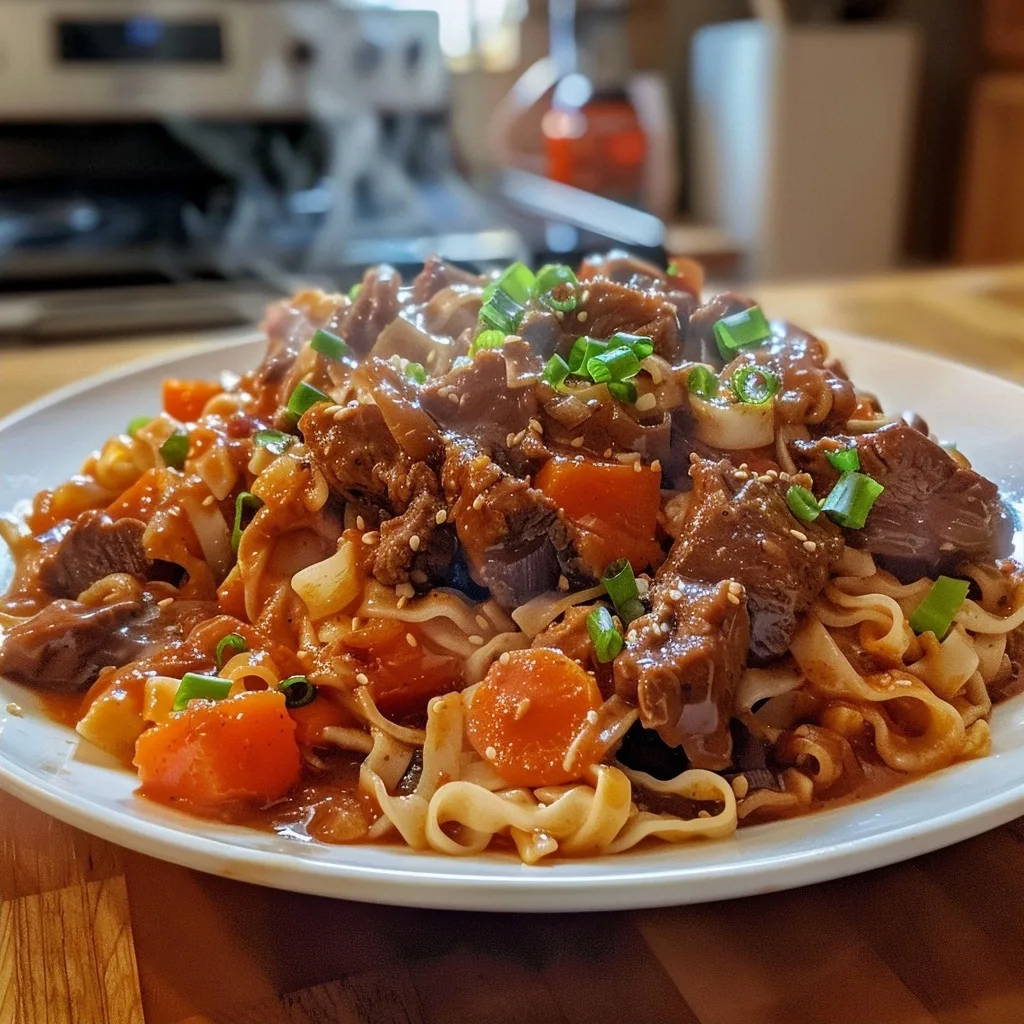 Beef Noodle Casserole (Cozy Family Dinner) Recipe