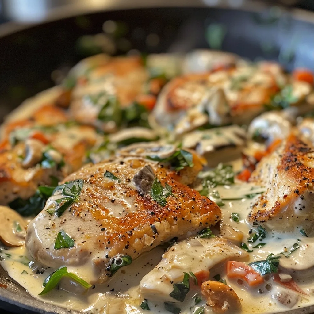 30-Minute Creamy Tuscan Chicken Skillet