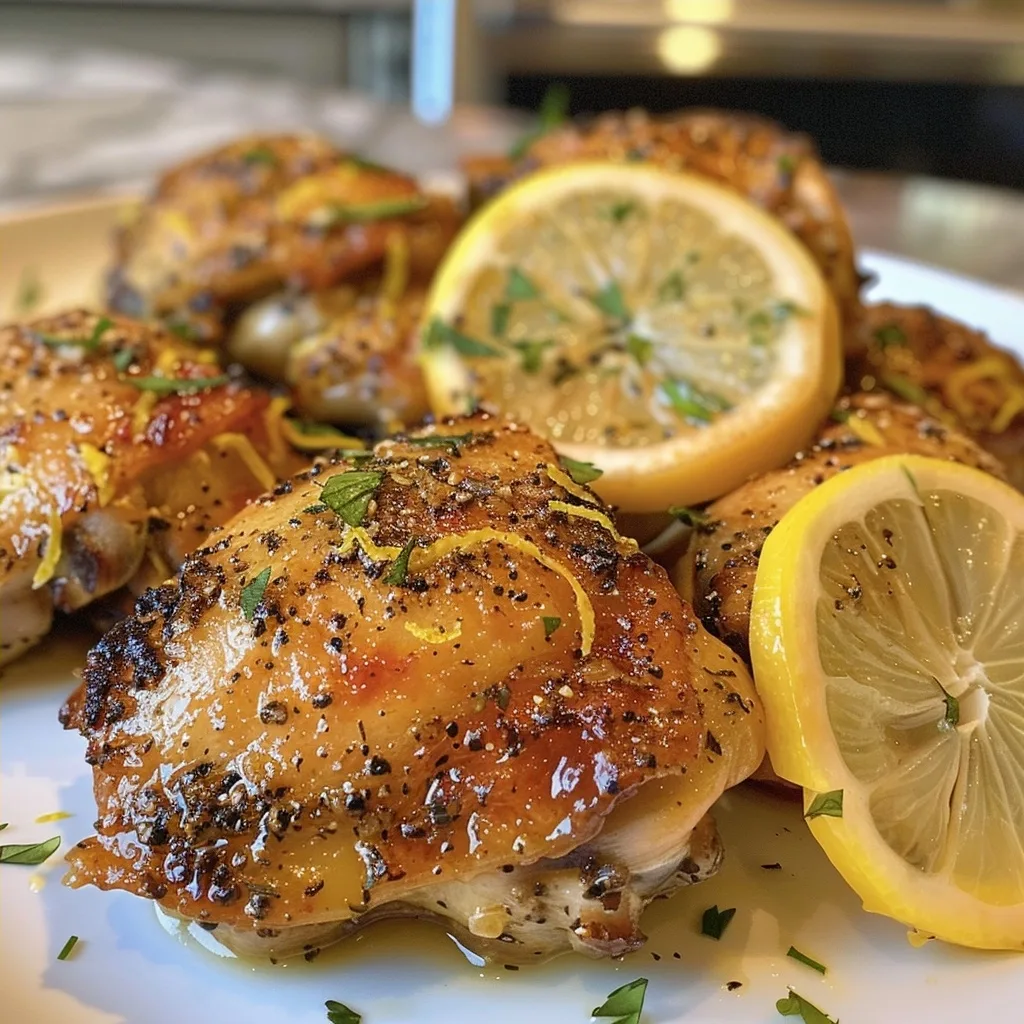 Crispy Lemon Pepper Chicken Thighs for Flavor Lovers