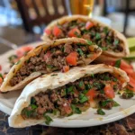 25-Min Mediterranean Ground Beef Pita Pockets