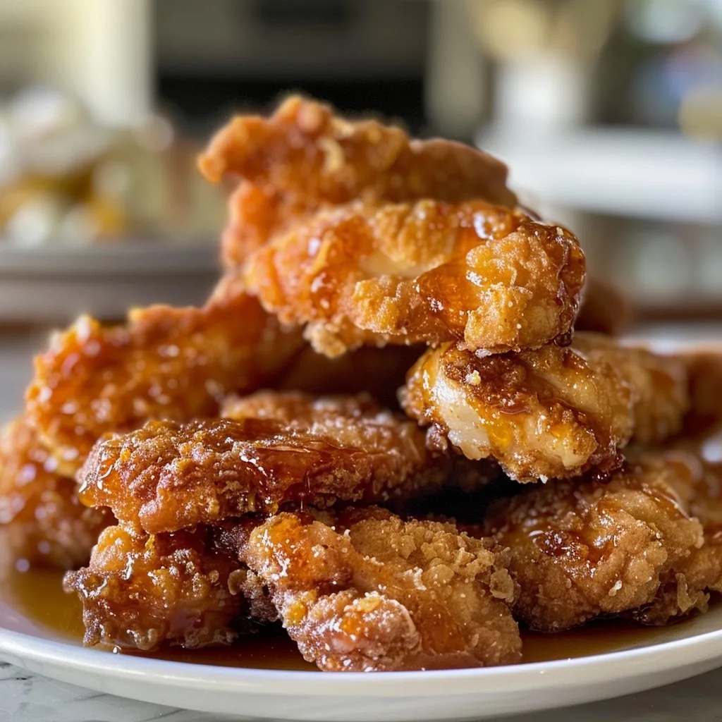 Crispy Hot Honey Chicken Tenders Recipe