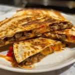 15-Minute Cheesy Beef Quesadillas