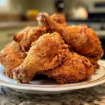 Crispy Oven Fried Chicken with Secret Spices