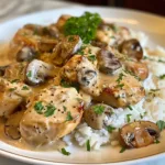 30-Minute Creamy Garlic Mushroom Chicken