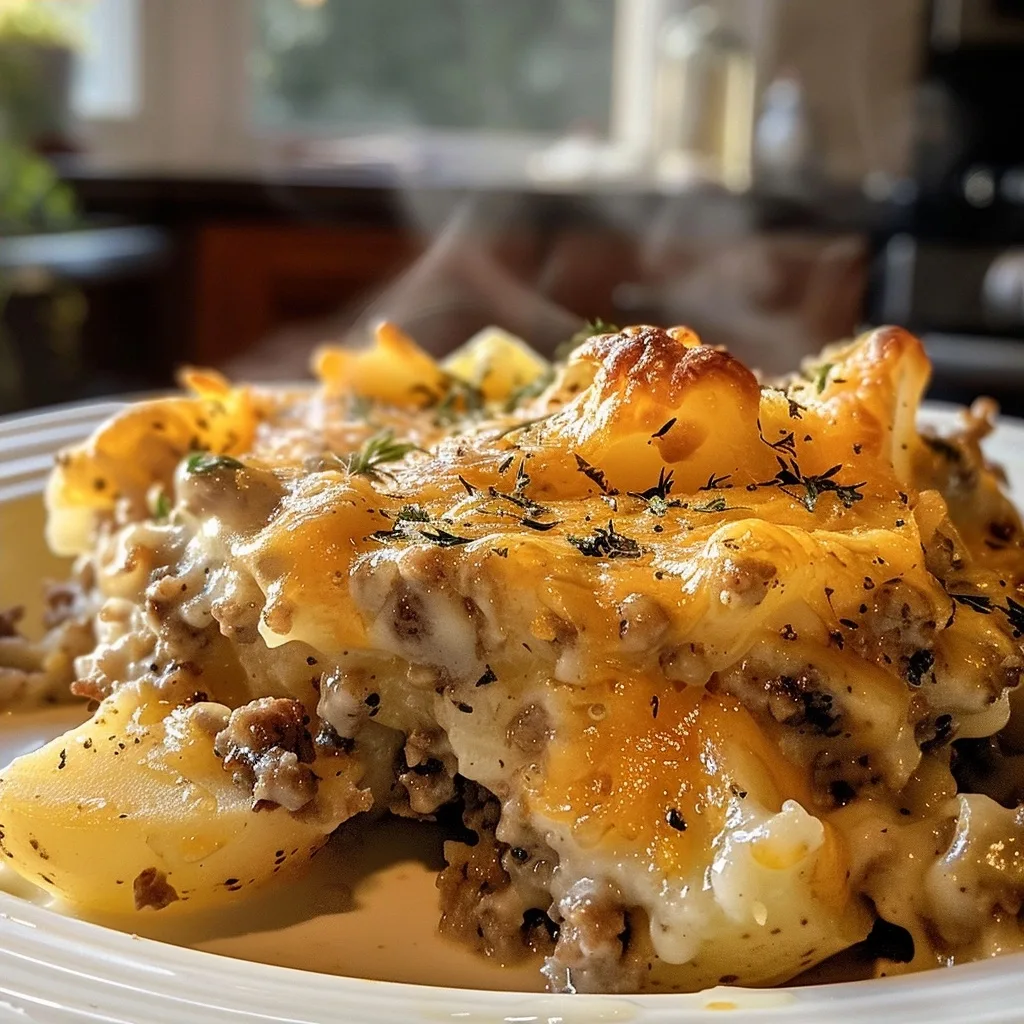 Cheesy Hamburger Potato Casserole: A Comfort Classic