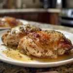 4-Ingredient Crockpot Garlic Parm Chicken