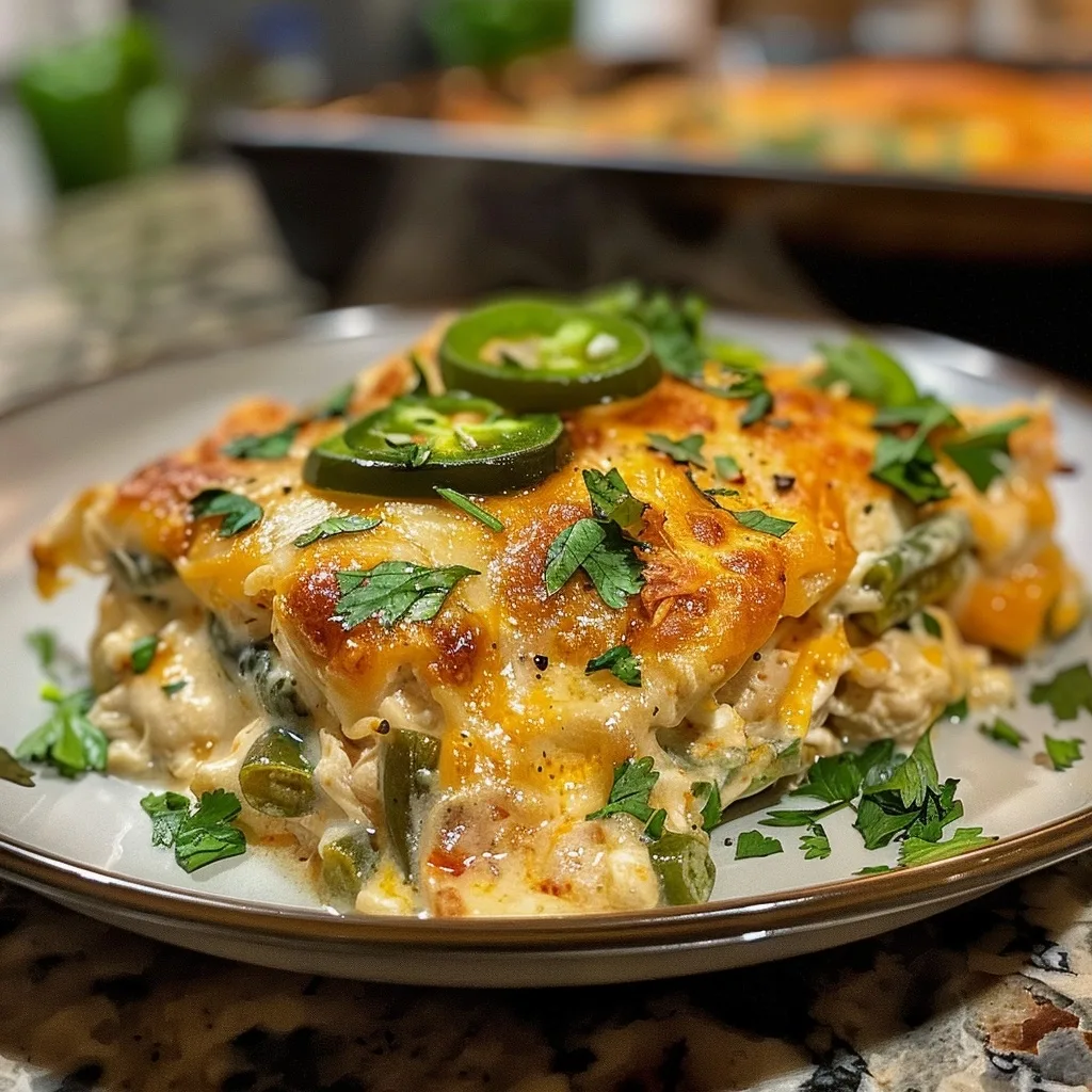 Keto Jalapeno Popper Chicken Casserole Perfection