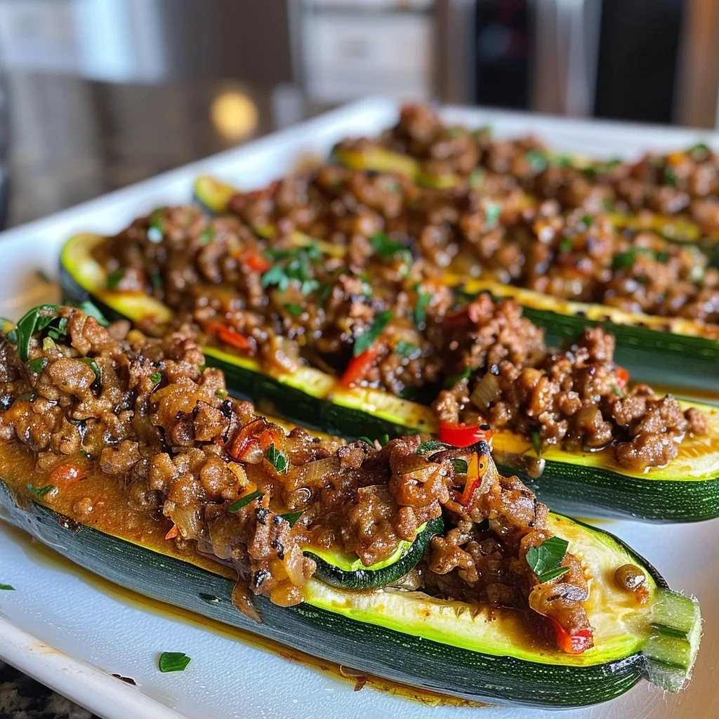 Easy Ground Beef Zucchini Boats (35-Min)