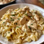 Creamy Crock Pot Angel Chicken Pasta