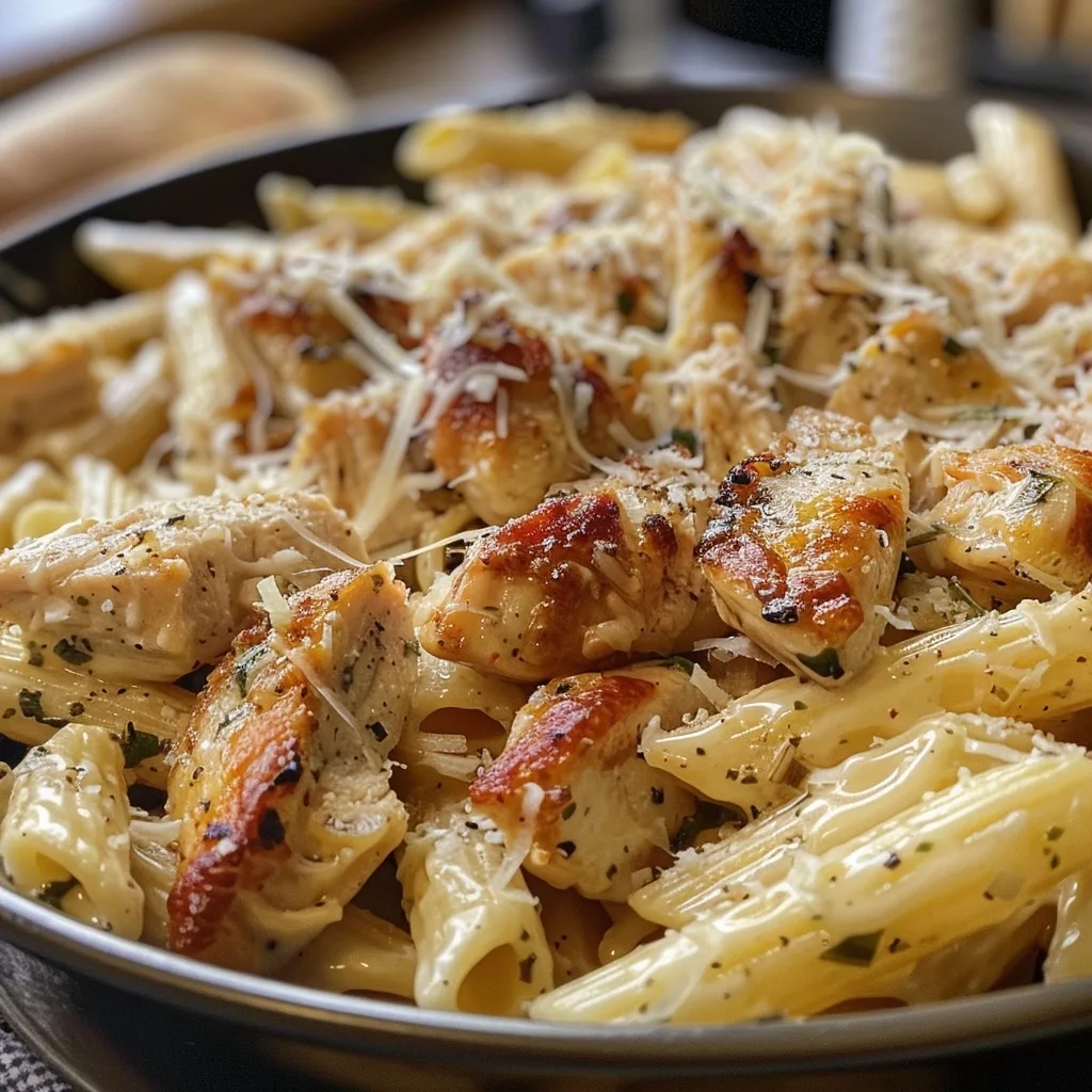 Buffalo Wild Wings Parmesan Garlic Chicken Pasta