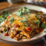 The Best Beef Enchilada Casserole