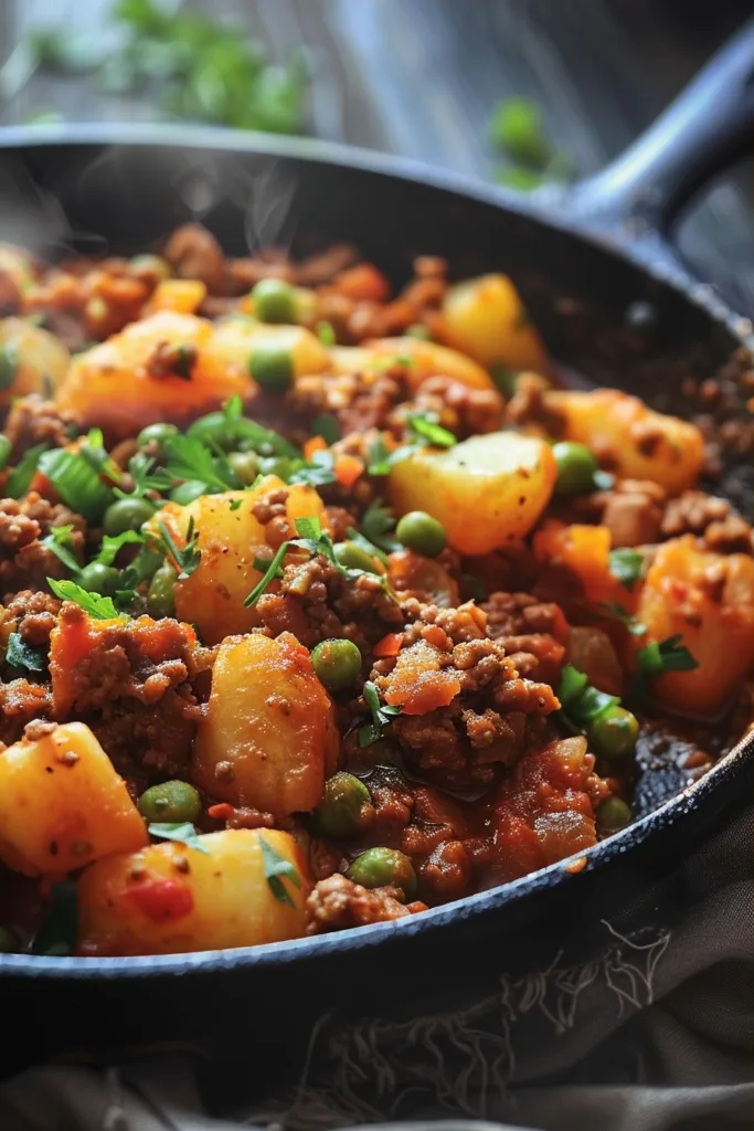 Quick Sloppy Joe Potato Skillet