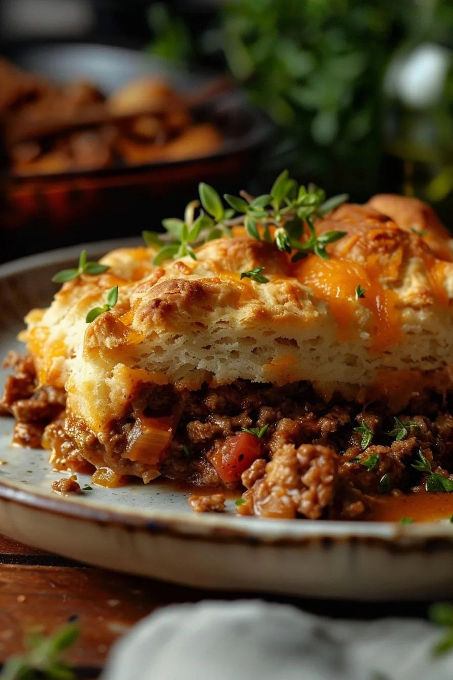 Sloppy Joe Cheddar Bay Biscuit Casserole 3 image 1782491404539