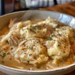 Easy Crockpot Chicken and Dumplings