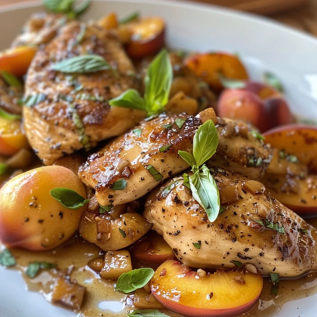 Husband Approved: 30-Min Peach & Chicken Skillet