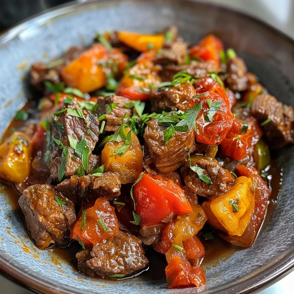 Easy Budget Dinner: 20-Min Beef & Tomato Skillet