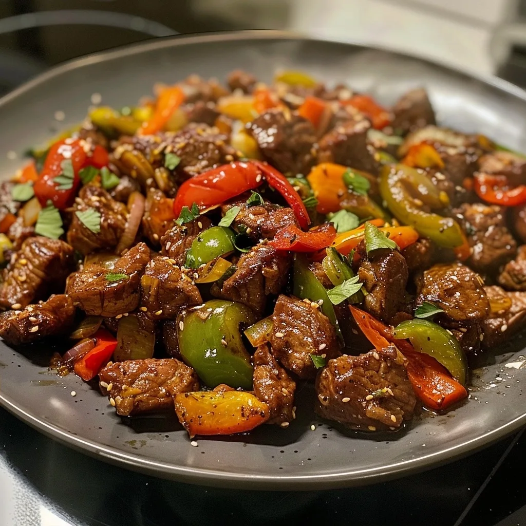 Better Than Restaurant: 20-Min Crispy Beef & Bell Pepper Skillet