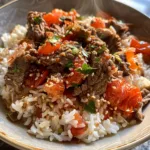 Budget Friendly: 30-Min Beef & Tomato Rice Bowl