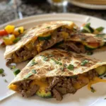 Husband Approved: Air Fryer Beef & Zucchini Quesadillas