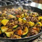 Husband Approved: 20-Min Ground Beef & Zucchini Skillet