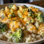 Creamy Crockpot Broccoli Cheddar Chicken
