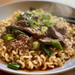 20-Minute Ramen Noodles with Beef
