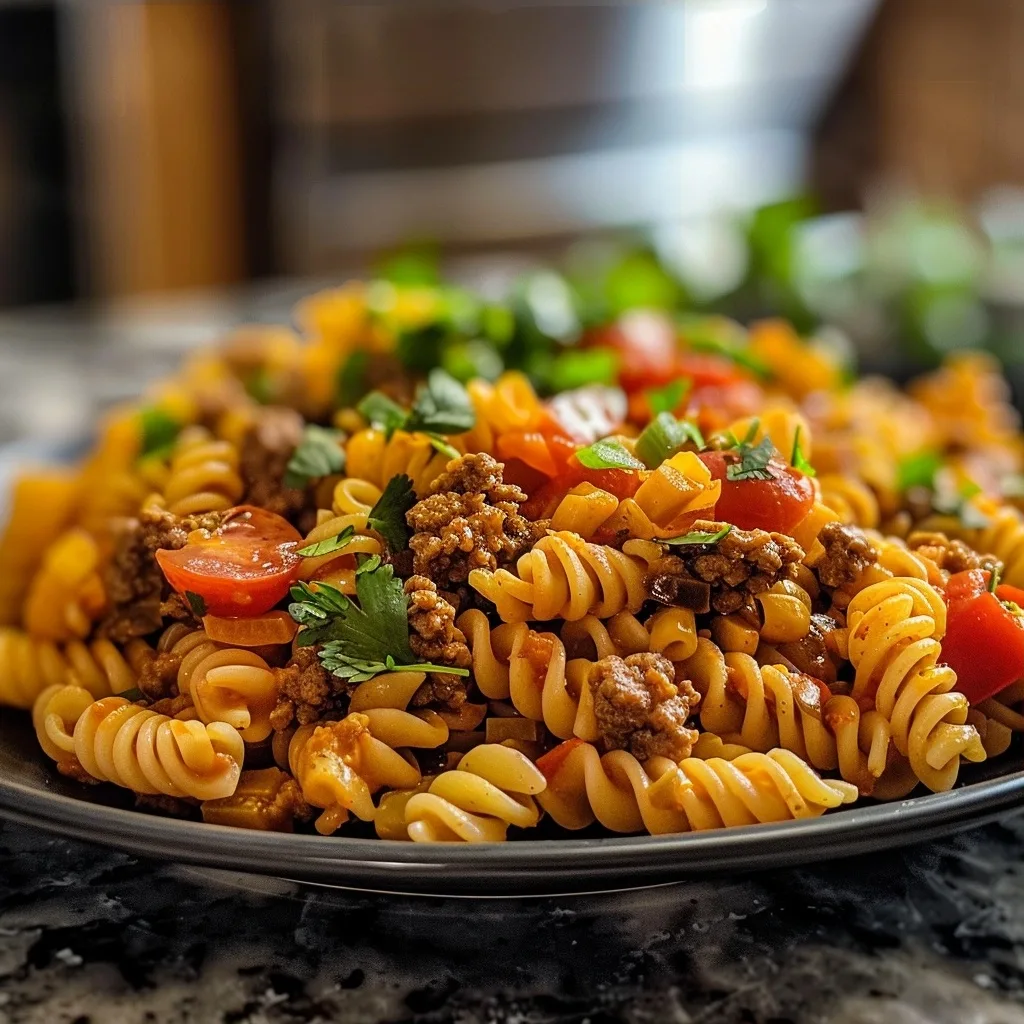Easy One-Pot Taco Pasta For Quick Dinners