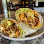 Homemade Big Mac Wraps with Special Sauce